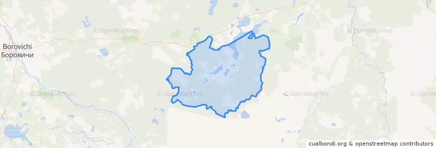 Mapa de ubicacion de Ореховское сельское поселение.