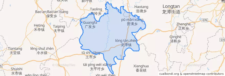 Mapa de ubicacion de 嘉禾县.