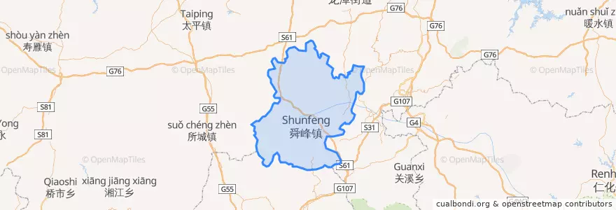 Mapa de ubicacion de 临武县 (Linwu).