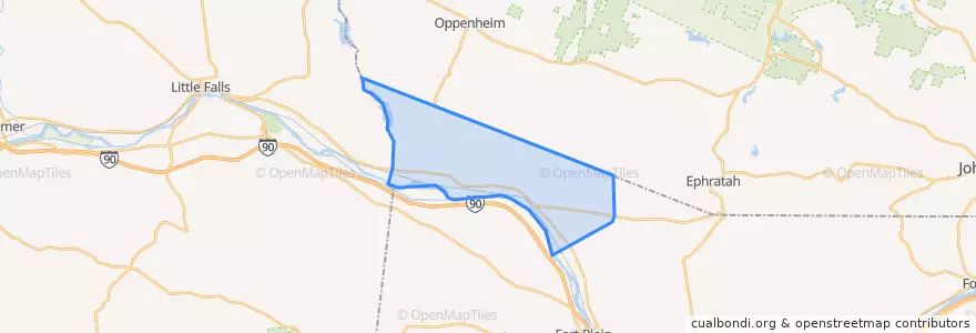 Mapa de ubicacion de Town of St. Johnsville.