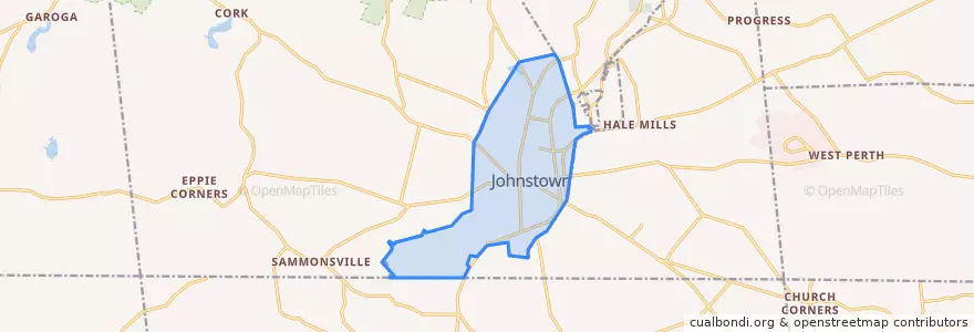 Mapa de ubicacion de City of Johnstown.