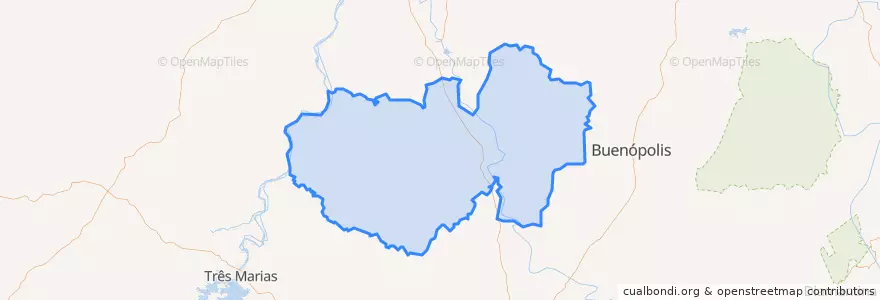 Mapa de ubicacion de Lassance.