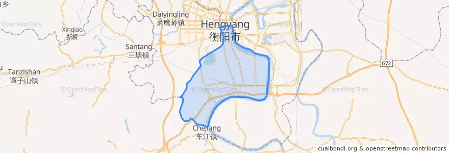 Mapa de ubicacion de 雁峰区.