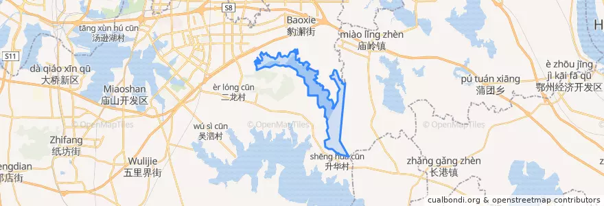 Mapa de ubicacion de 养殖场.