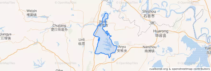 Mapa de ubicacion de 津市市.