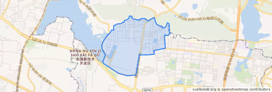 Mapa de ubicacion de 关山街道.