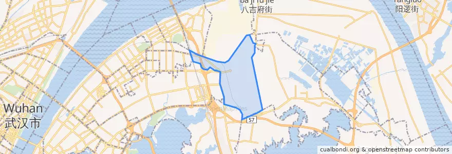 Mapa de ubicacion de 厂前街道.