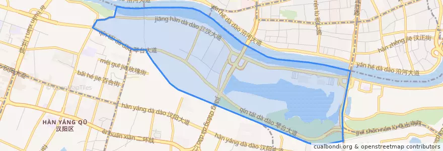 Mapa de ubicacion de 月湖街道.