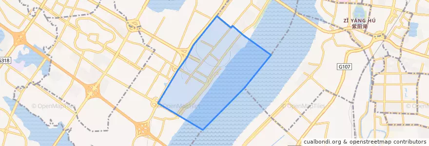Mapa de ubicacion de 洲头街道.