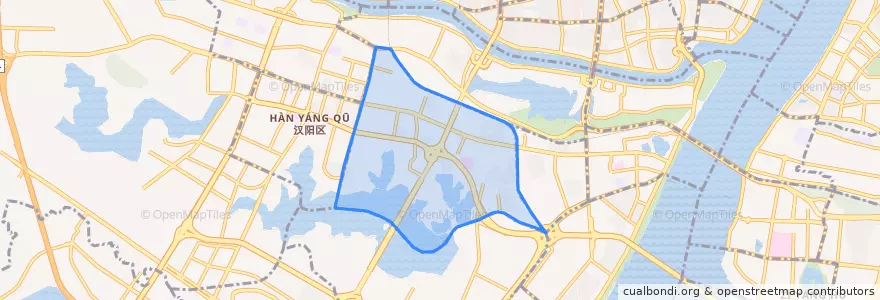 Mapa de ubicacion de 五里墩街道.