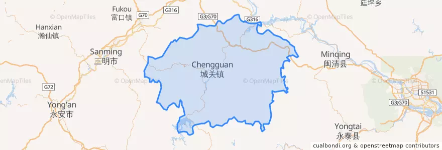 Mapa de ubicacion de Yóuxī Xiàn.