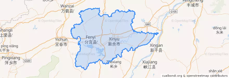 Mapa de ubicacion de شينيو.