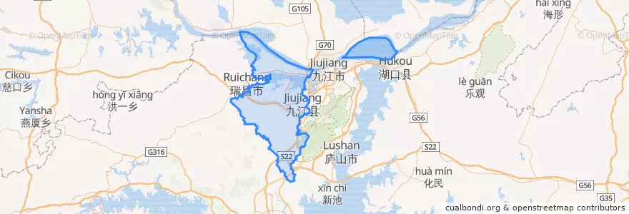 Mapa de ubicacion de 柴桑区.