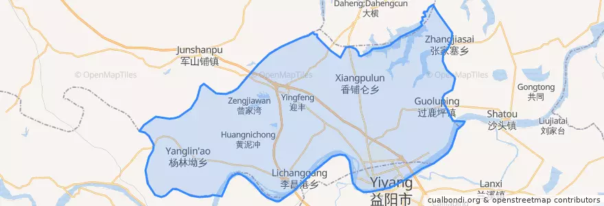 Mapa de ubicacion de 资阳区 (Ziyang).