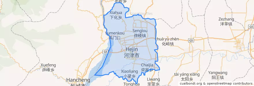 Mapa de ubicacion de 河津市.