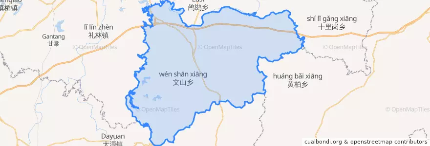Mapa de ubicacion de 众埠镇.