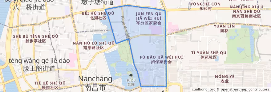 Mapa de ubicacion de 公园街道.