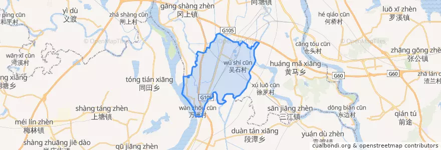 Mapa de ubicacion de 广福镇.