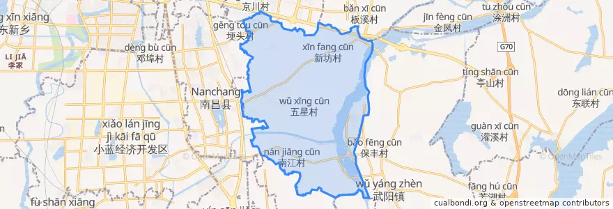 Mapa de ubicacion de 八一乡.