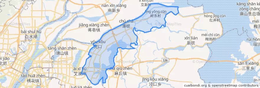Mapa de ubicacion de 昌东镇.