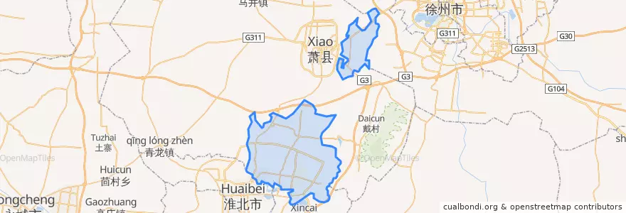 Mapa de ubicacion de 杜集区 (Duji).