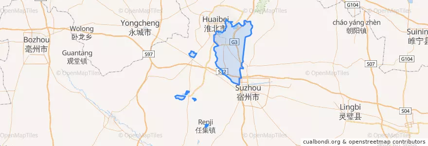 Mapa de ubicacion de 烈山区 (Lieshan).