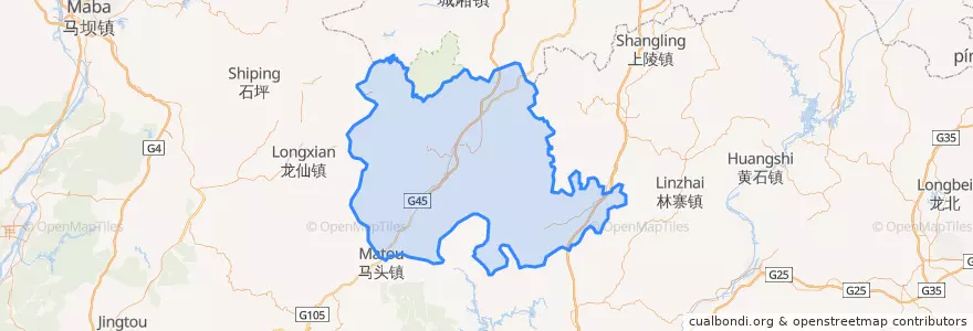Mapa de ubicacion de 连平县 (Lianping).