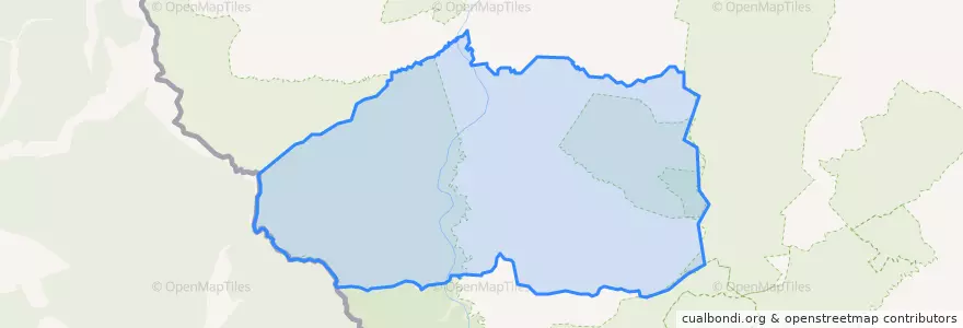 Mapa de ubicacion de Porto Walter.