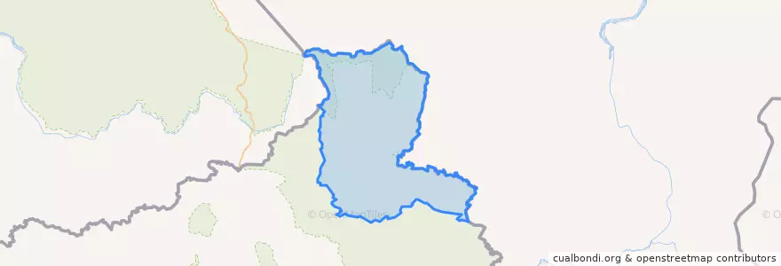 Mapa de ubicacion de Uiramutã.