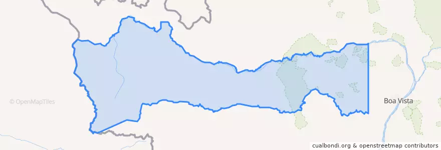 Mapa de ubicacion de Alto Alegre.