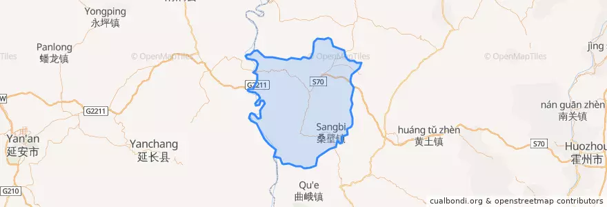 Mapa de ubicacion de 永和县.