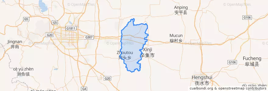 Mapa de ubicacion de 晋州市.