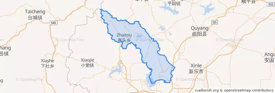 Mapa de ubicacion de Lingshou County.
