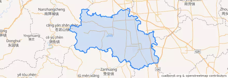 Mapa de ubicacion de Yuanshi County.
