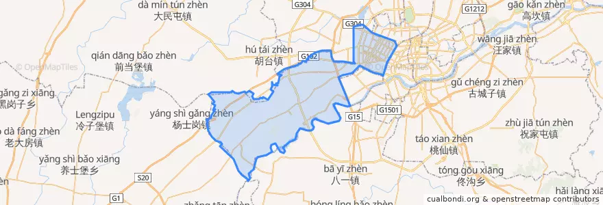 Mapa de ubicacion de 铁西区.