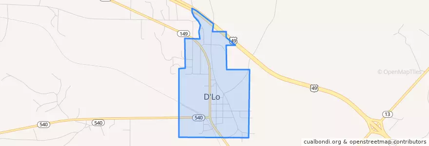 Mapa de ubicacion de D'Lo.