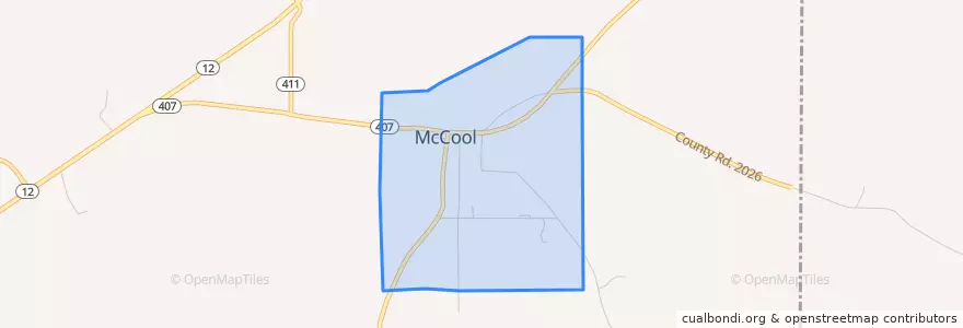Mapa de ubicacion de McCool.