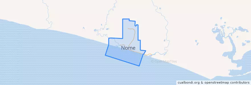 Mapa de ubicacion de Ном.