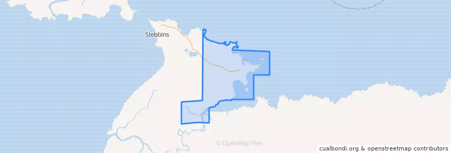 Mapa de ubicacion de Сент-Майкл.