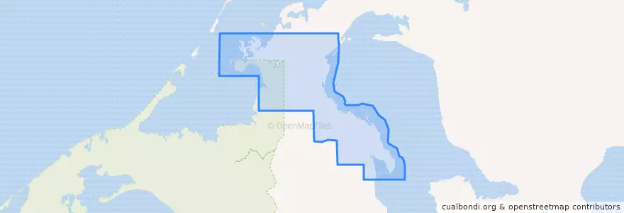 Mapa de ubicacion de Cold Bay.