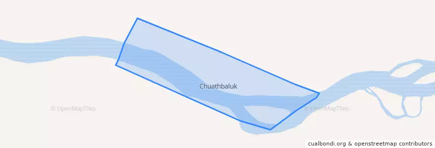 Mapa de ubicacion de Chuathbaluk.