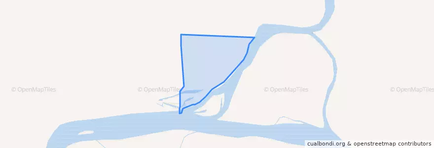 Mapa de ubicacion de Koyukuk.