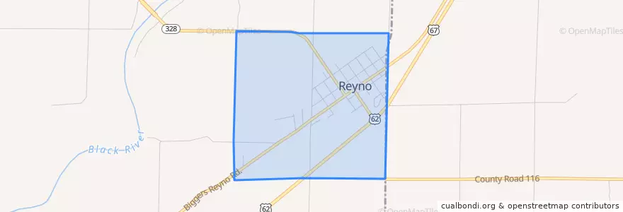 Mapa de ubicacion de Reyno.