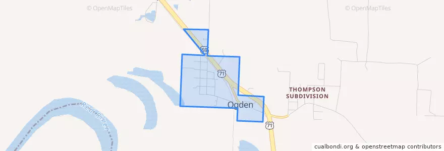 Mapa de ubicacion de Огден.