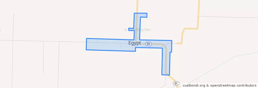 Mapa de ubicacion de Egypt.