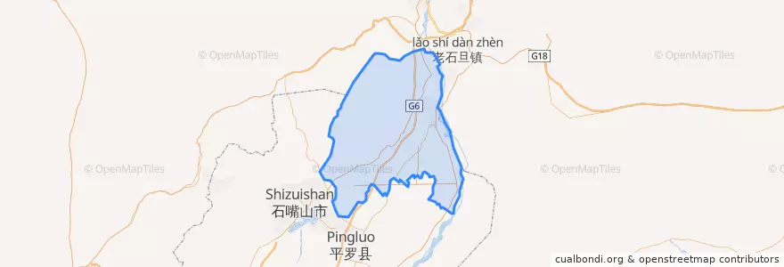 Mapa de ubicacion de Huinong District.