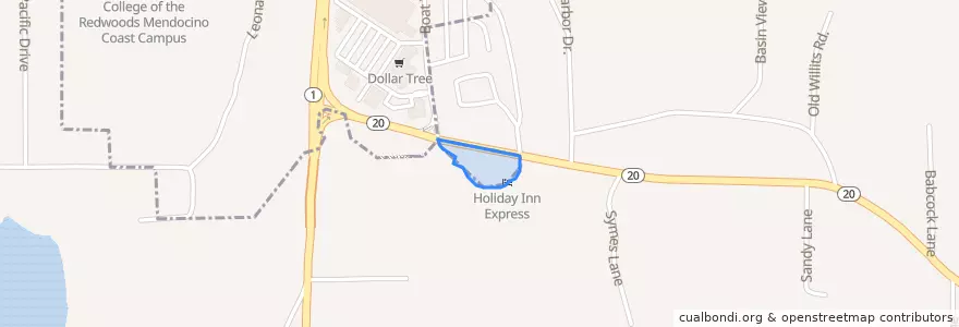 Mapa de ubicacion de Fort Bragg.