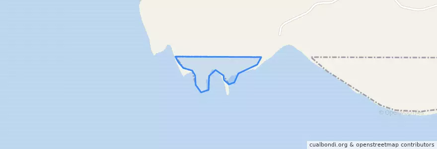 Mapa de ubicacion de Point Arena.
