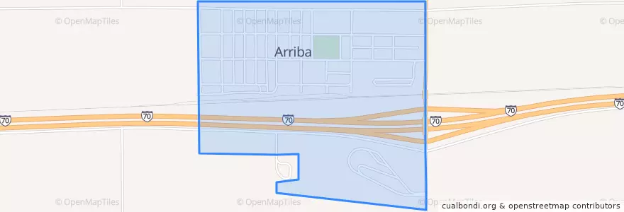 Mapa de ubicacion de Arriba.