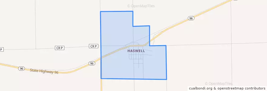 Mapa de ubicacion de Haswell.